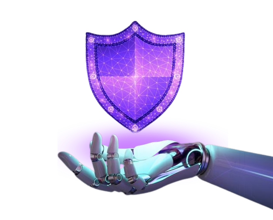 Robot hand with shield